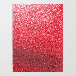 Abstract glitter lights background Poster