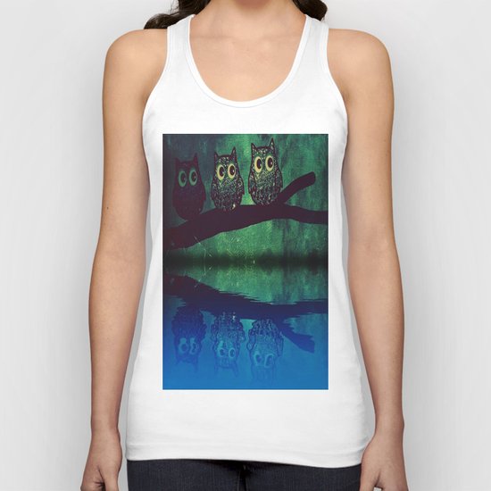 owl-77 Unisex Tank Top