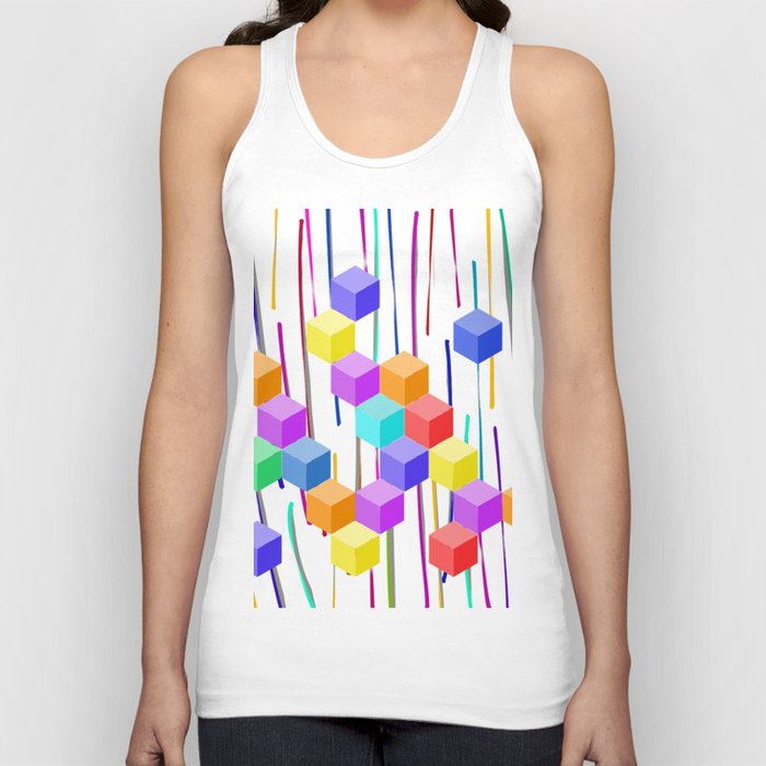 Abstract Stroke of Life (D196) Tank Top