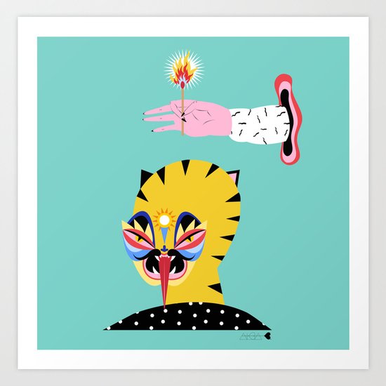 fire Art Print