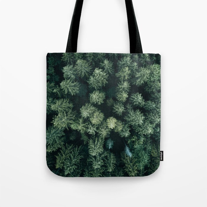 Forest from above - Landscape Photography Tote Bag