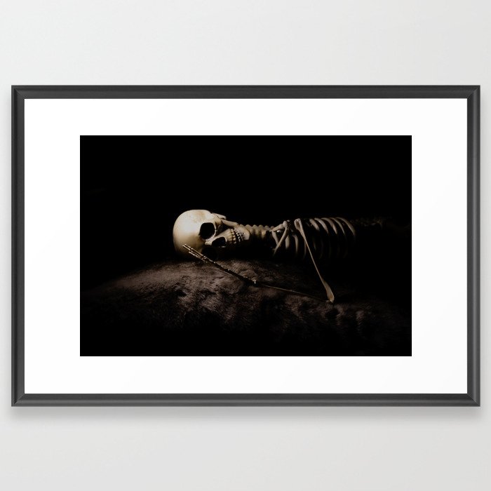 Skeleton Framed Art Print