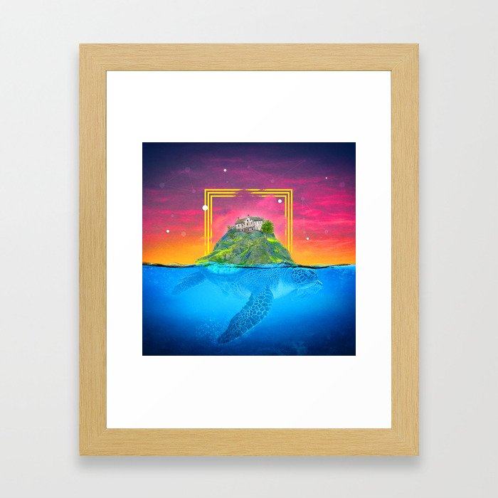 Shell & High Water Framed Art Print