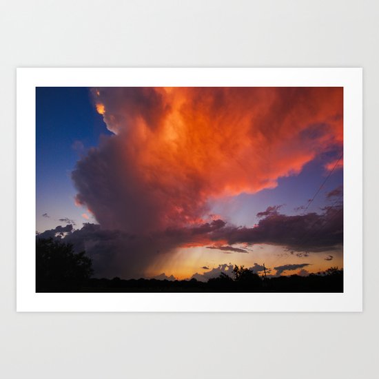Before The End Of The Storm Art Print