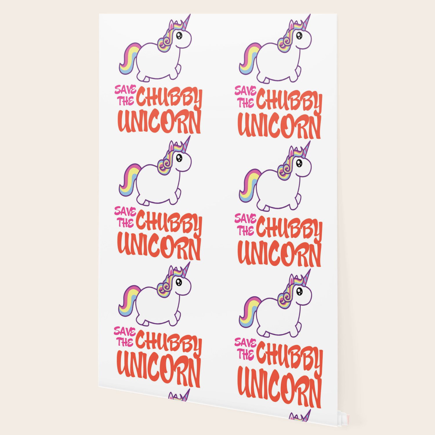 Save The Chubby Unicorn Wallpaper By Vroomie Society6