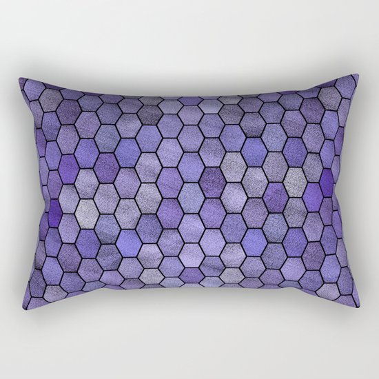 Glitter Tiles IV Rectangular Pillow