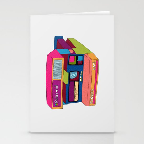 Captures Great Moments (color fun) Stationery Cards