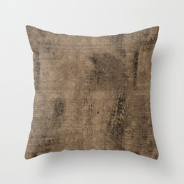 Color Code – Rust Throw Pillow