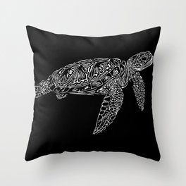 Elegant Vintage Turtle Perfectly Balanced Throw Pillow