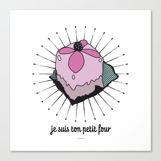ton petit four Canvas Print