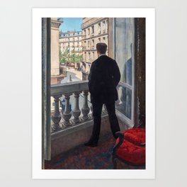 Gustave Caillebotte - Man at the Window Art Print