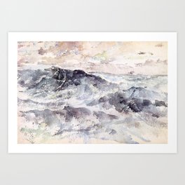 Arrangement In Blue And Silver The Great Sea By James Mcneill Whistler | Reproduction Art Print