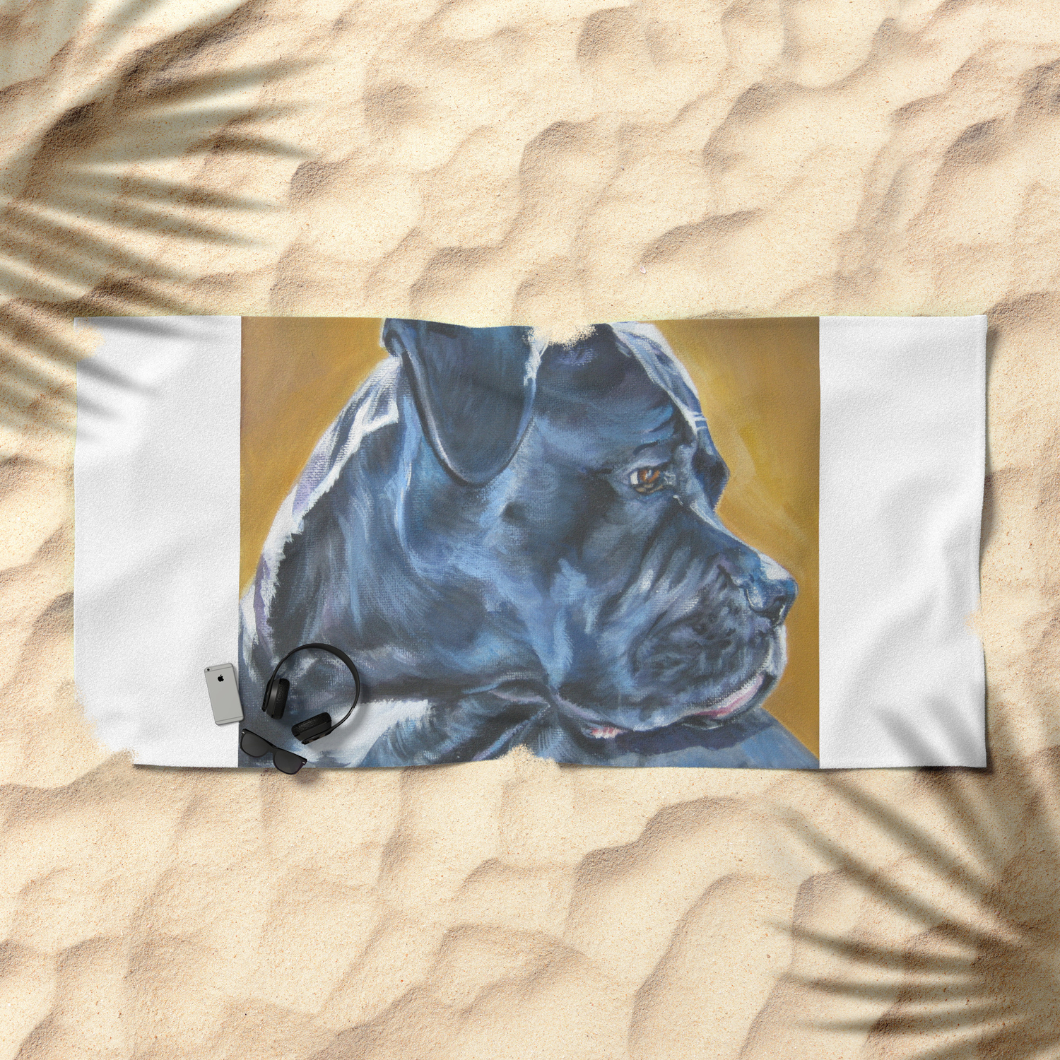 A Cane Corso Dog Portrait From An Original Painting By L A Shepard