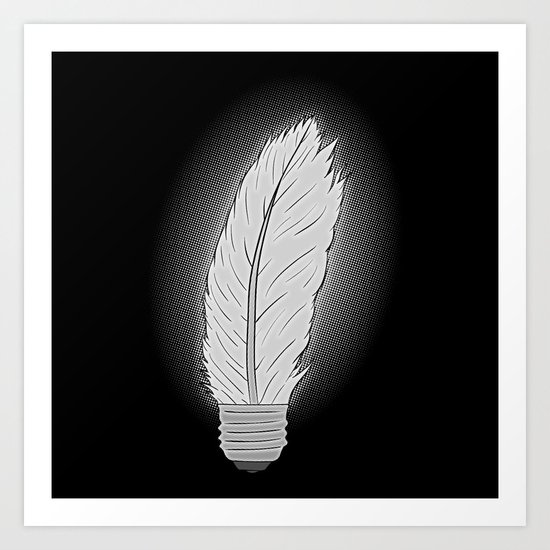 Light As a Feather Art Print