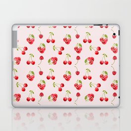 Cherries on Pink Laptop & iPad Skin