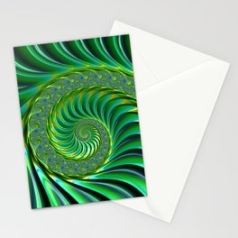 Iridescent Spiral Stationery Cards