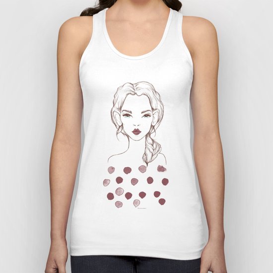 Marsala Unisex Tank Top