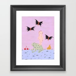 It Must Have Been The Fruit That Attracted The Bats Framed Art Print
