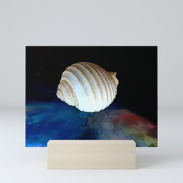 Galactic Seashell Mini Art Print