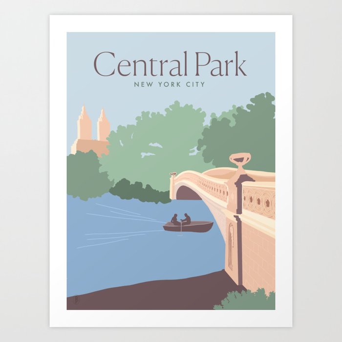 Central Park | New York City | Travel Print Art Print
