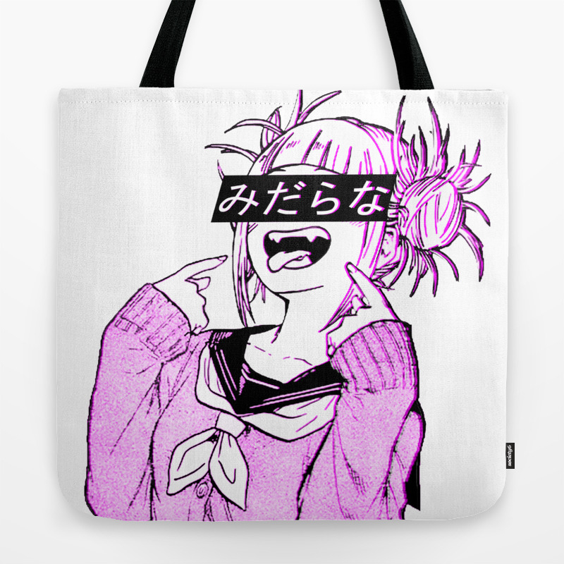 Lewd Sad Japanese Anime Aesthetic Tote Bag By Poser Boy Society6