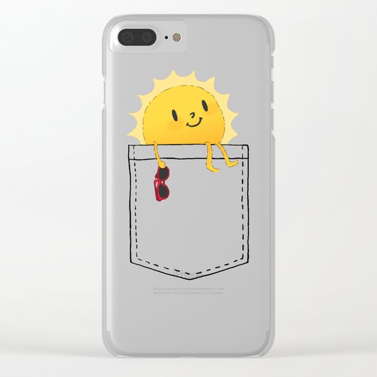 Pocketful of sunshine Clear iPhone Case