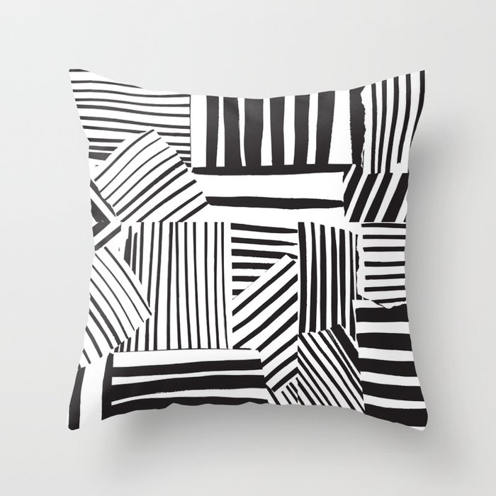 Lines Throw Pillow