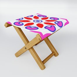 Backgrounds element with multicolored simple lines. Seamless pattern background. Folding Stool