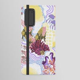 Under the Sea Coral Reef Pattern Android Wallet Case