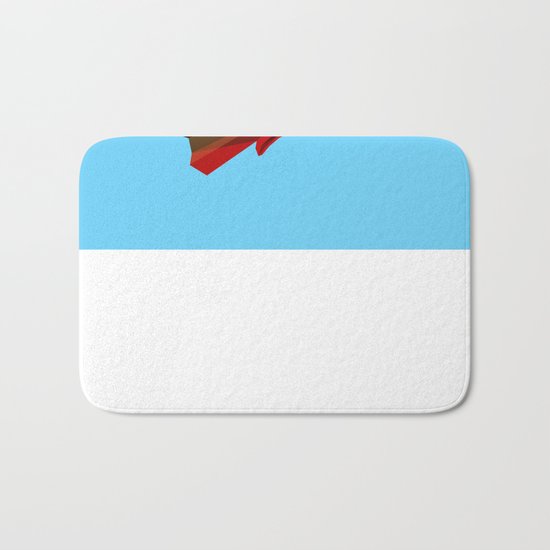 Man Up (blue steel variant) Bath Mat