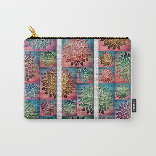 Abstract Petals Decoration Carry-All Pouch
