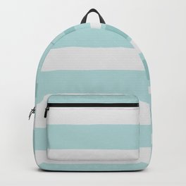 Big Stripes In Turquoise Backpack
