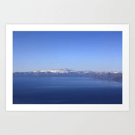 Mt Rose and Slide Mt Art Print