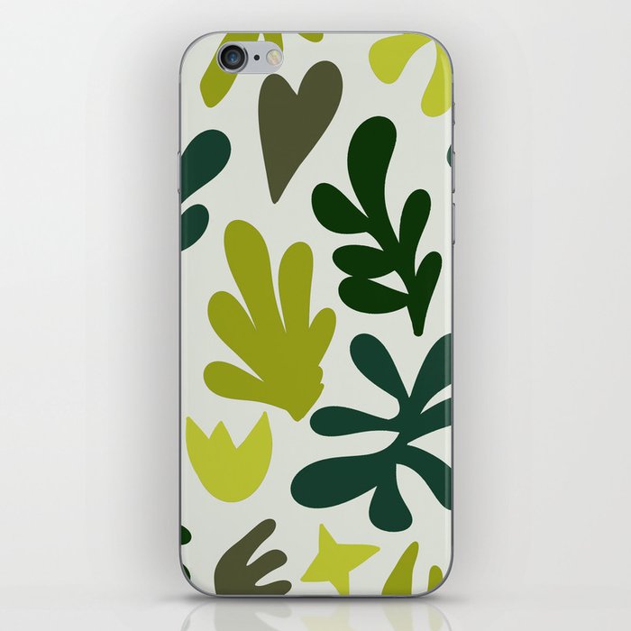 Matisse cutouts multicolor green iPhone Skin