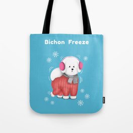 Bichon Freeze Tote Bag