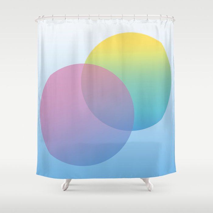 over lapse Shower Curtain