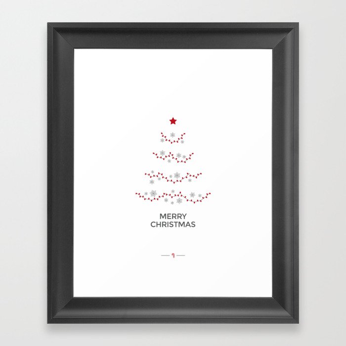 Merry Christmas Framed Art Print