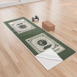 The Moon Tarot Card Yoga Towel