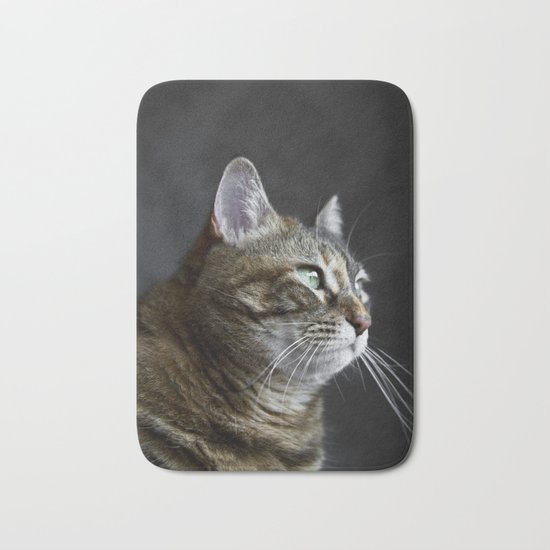 Cat portrait Bath Mat