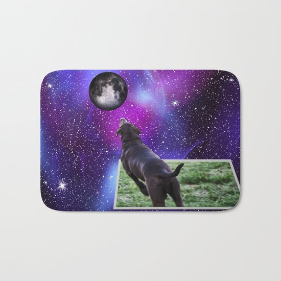 Reaching For The Moon Bath Mat