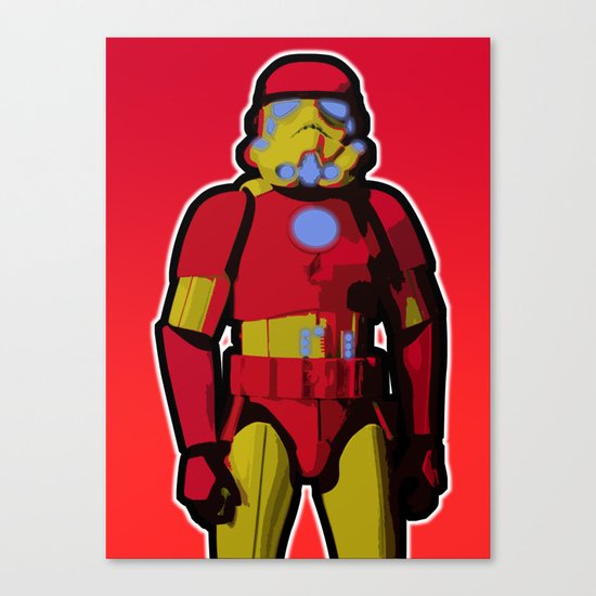 iron trooper Canvas Print