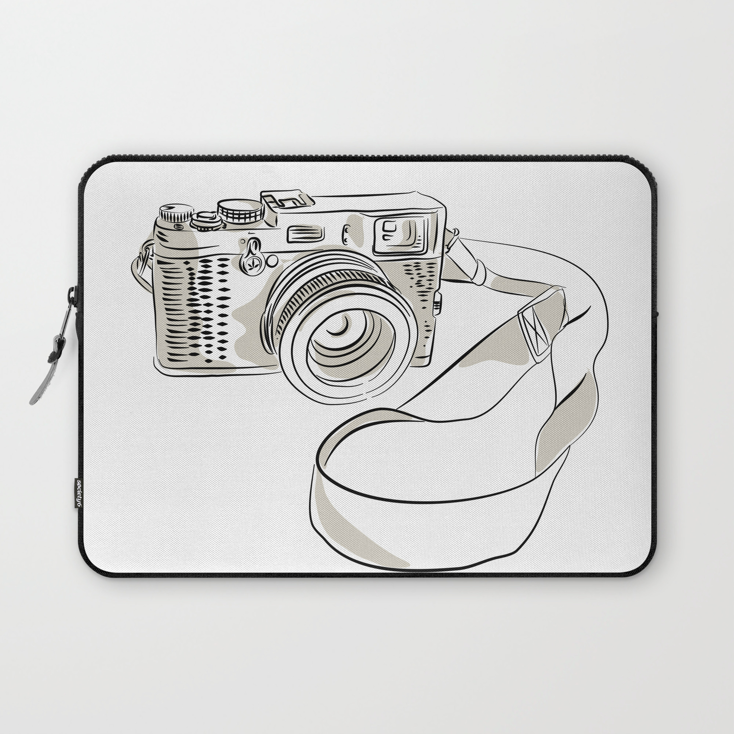35mm Slr Film Camera Drawing Laptop Sleeve By Patrimonio Society6,Dragon Head Line Drawing