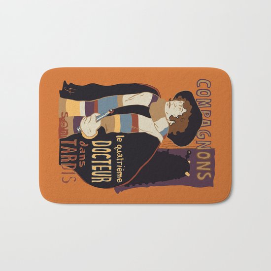 Le Fourth Doctor Bath Mat