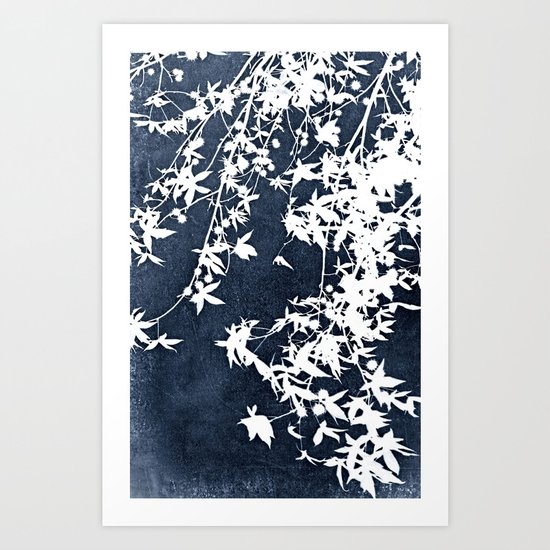 blue Art Print