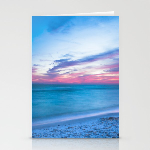 If By Sea - Sunset and Emerald Waters Near Destin Florida Stationery Cards