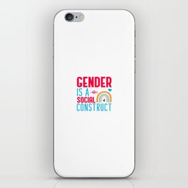 Gender Is A Social Construct iPhone Skin