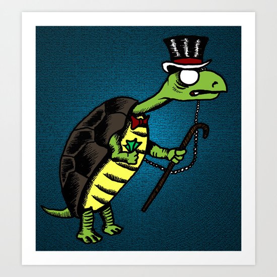 Citizen Turtle Art Print