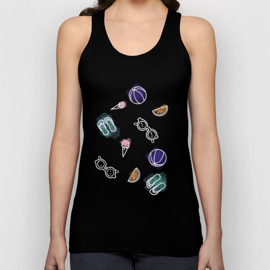 Summer in watercolors Unisex Tank Top