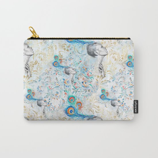 Feather peacock #14 Carry-All Pouch