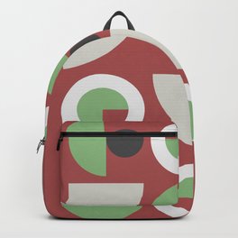 Classic geometric arch circle composition 32 Backpack